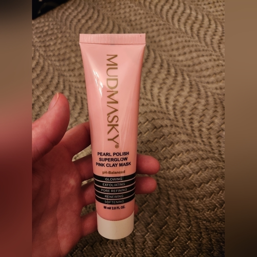 💰SEALED Mudmasky Pearl Polish Superglow Pink Clay Mask